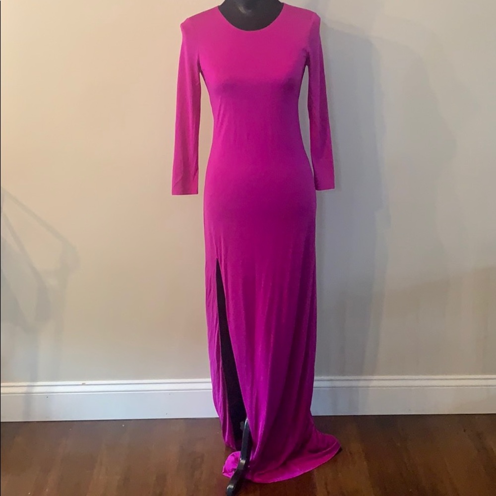Gorgeous fuchsia maxi dress